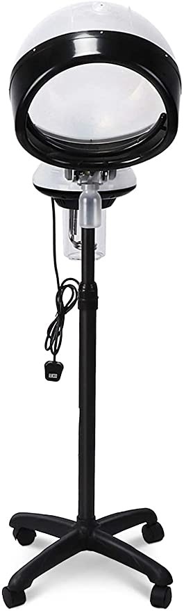 GL ENTERPRISE Stand Hair Dryer Steamer,Adjustable Height Salon Hair Steamer &Conditioning Ozone Hair Steamer Spa Machine, Professional Hot Oil Hair Steam for Spa Home Hairdressing (White colour)